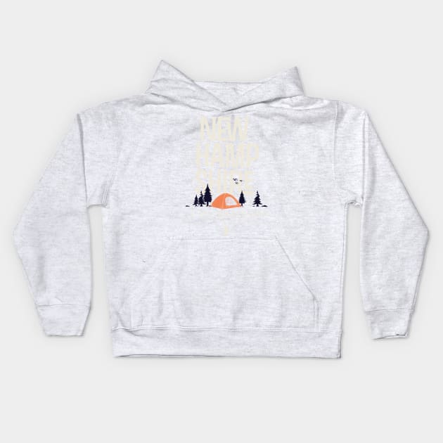 New Hampshire is my Base Camp Kids Hoodie by jdsoudry